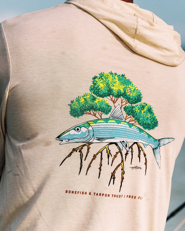 Men's Elevate Lightweight Hoodie - Bonefish & Tarpon Trust