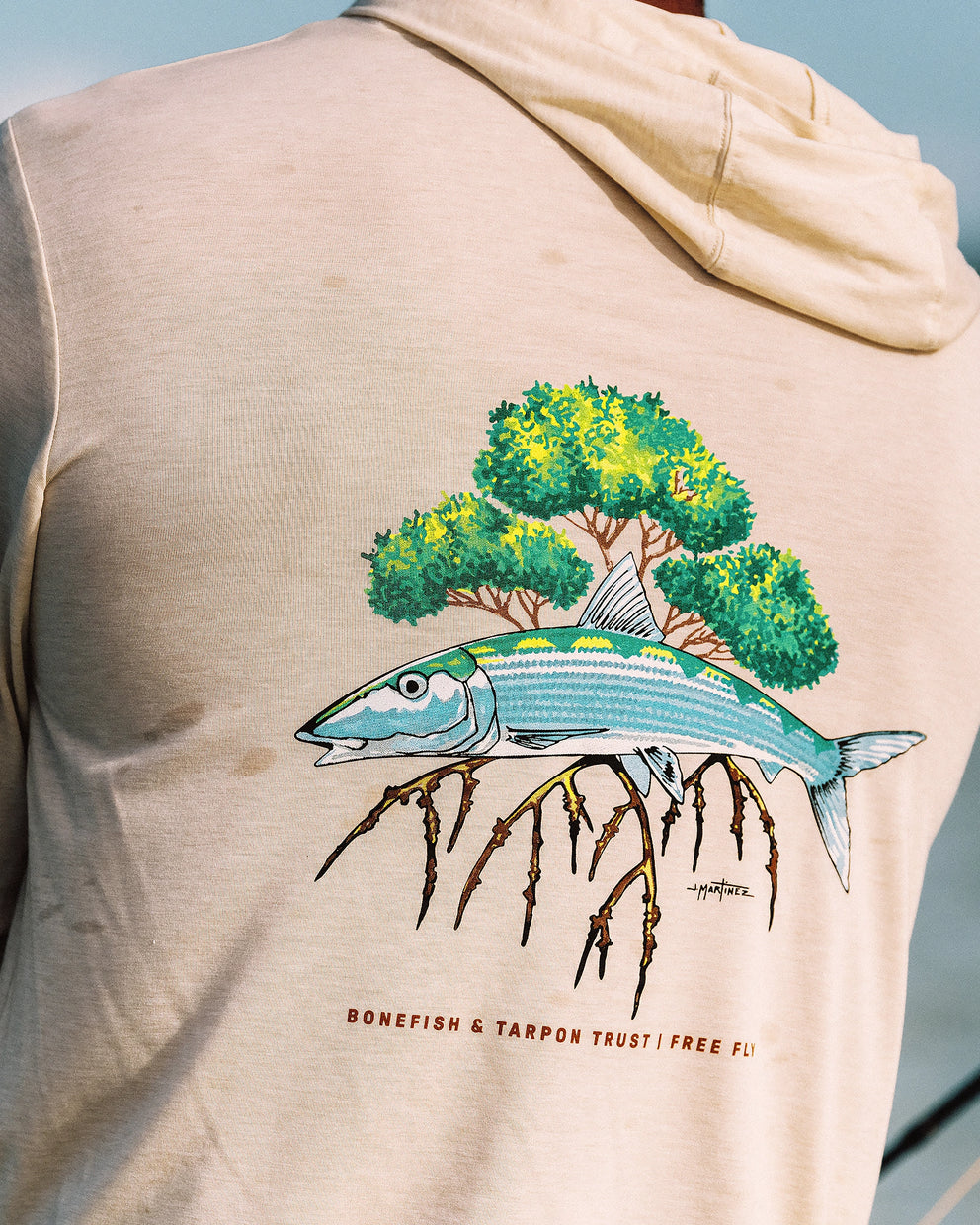 Men's Elevate Lightweight Hoodie - Bonefish & Tarpon Trust