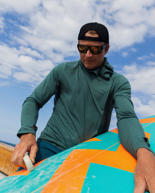 Men's Elevate Lightweight Hoodie - Sea Pine