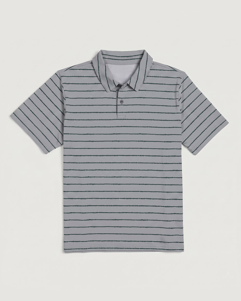 Men's Elevate Polo - Dash Stripe Aspen Grey