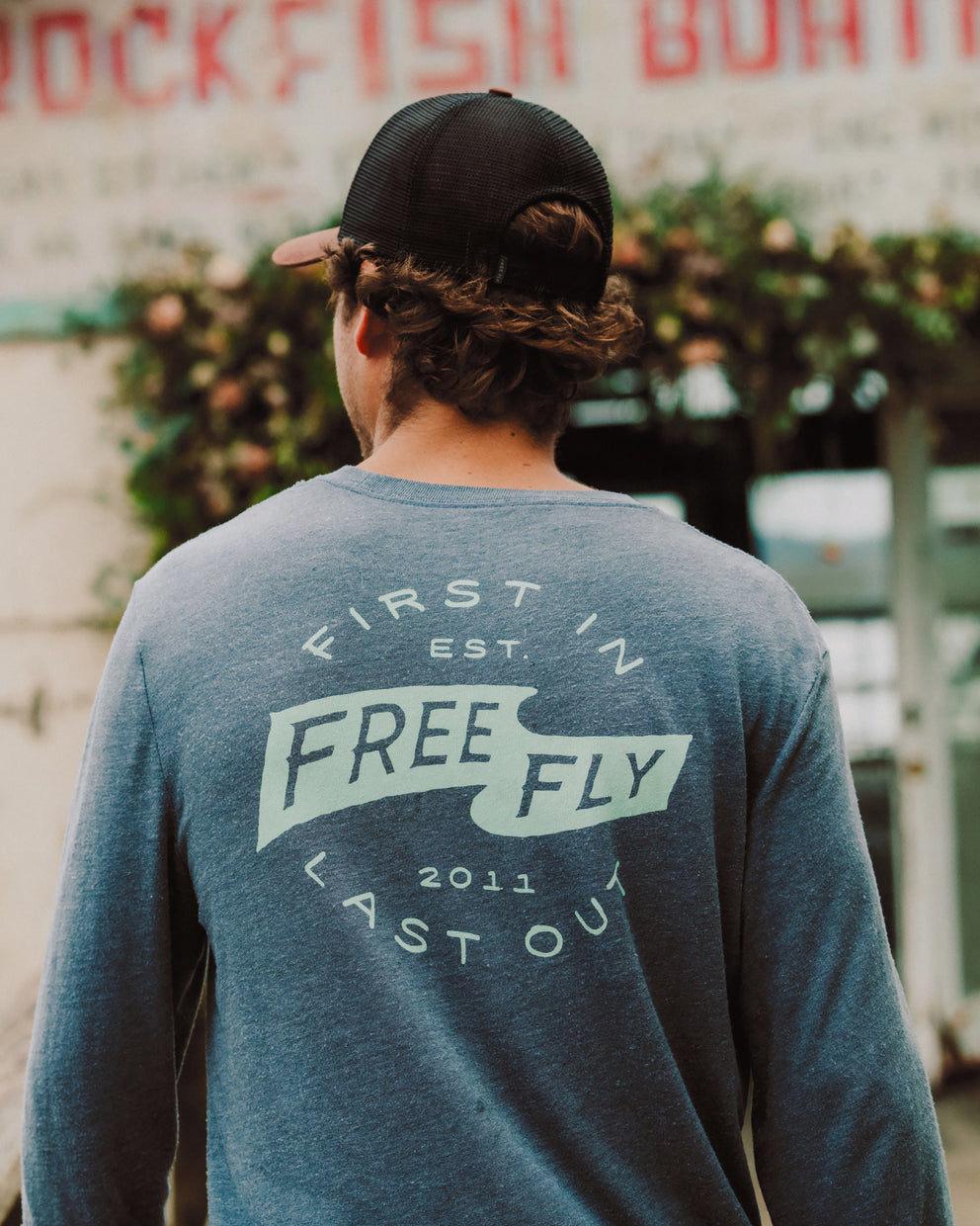 First and Last Long Sleeve - Heather Storm Cloud