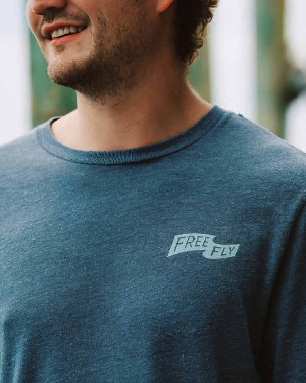 First and Last Long Sleeve - Heather Storm Cloud