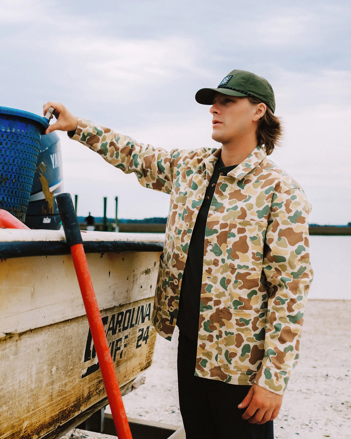 Men's Folly Twill Chore Coat - Vintage Camo