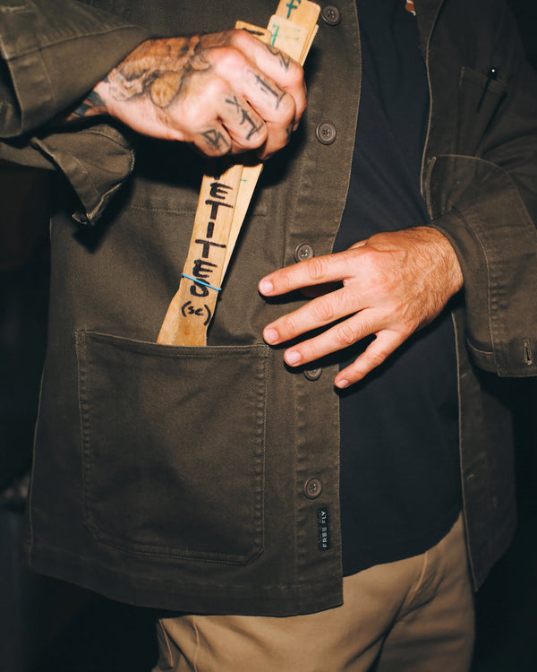 Men's Folly Twill Chore Coat - Dark Forest