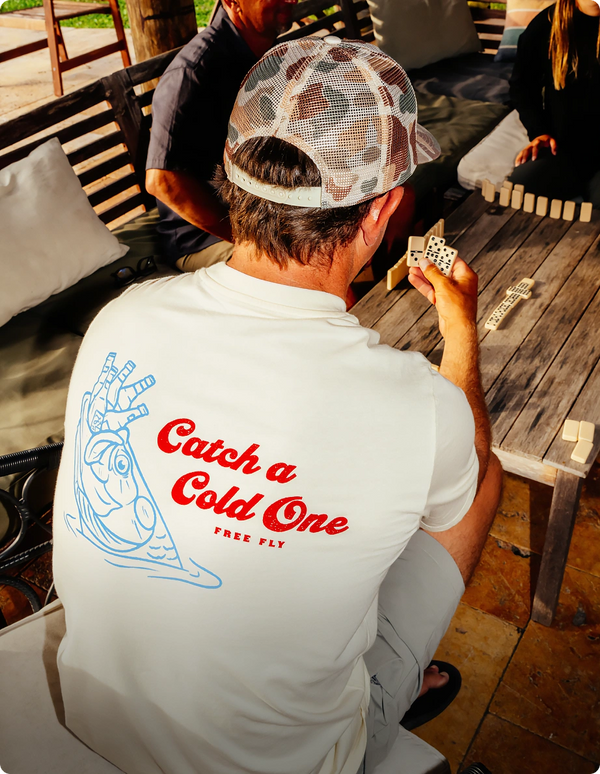 Cold Ones Pocket Tee - True Navy