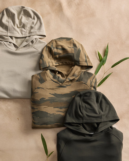 Men's Bamboo Lightweight Fleece Hoodie - Anthracite