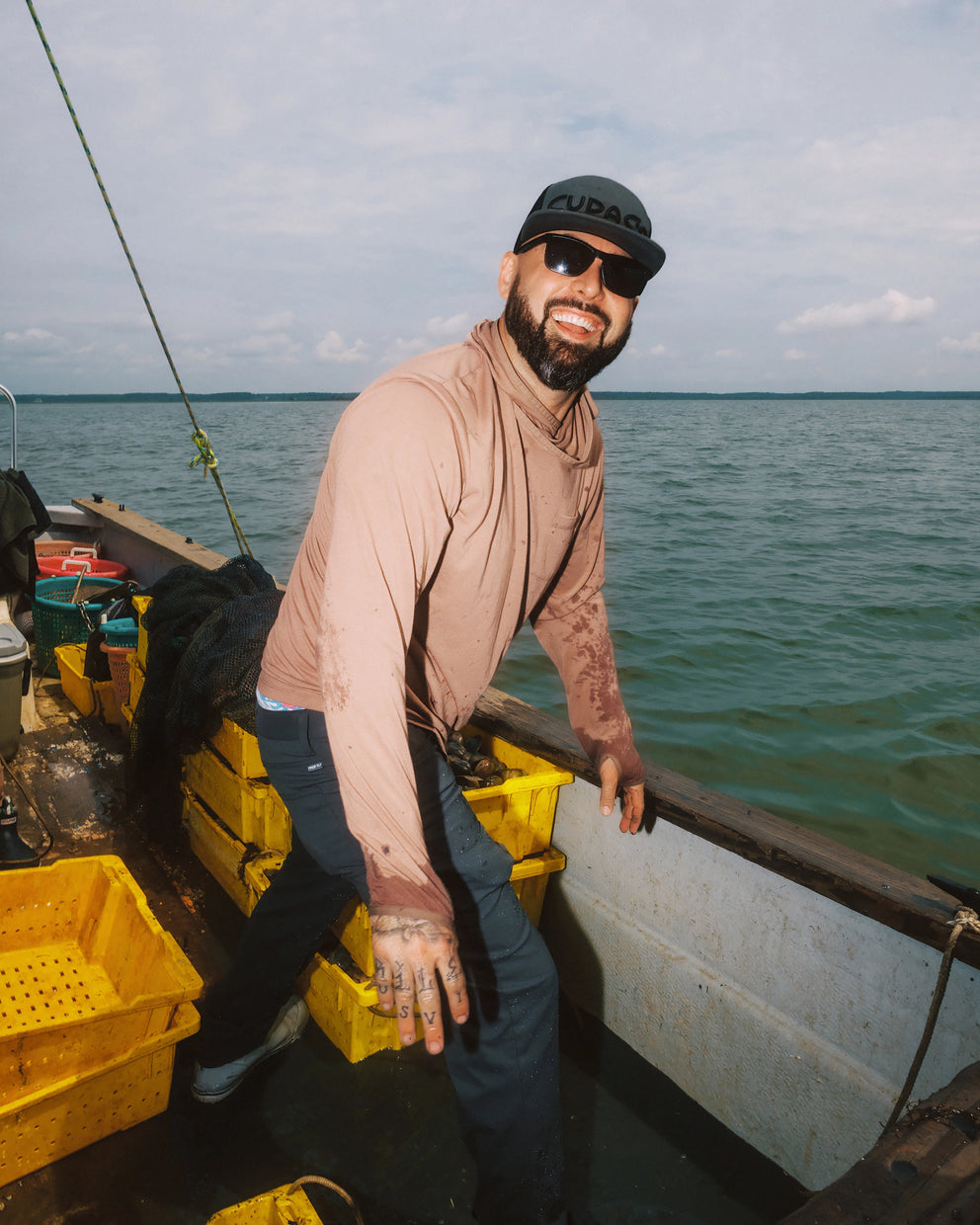 Men's Bamboo Lightweight Hoodie - Nutmeg