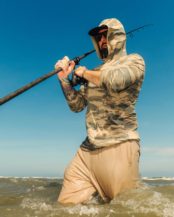 Men's Bamboo Lightweight Hoodie - Congaree Camo