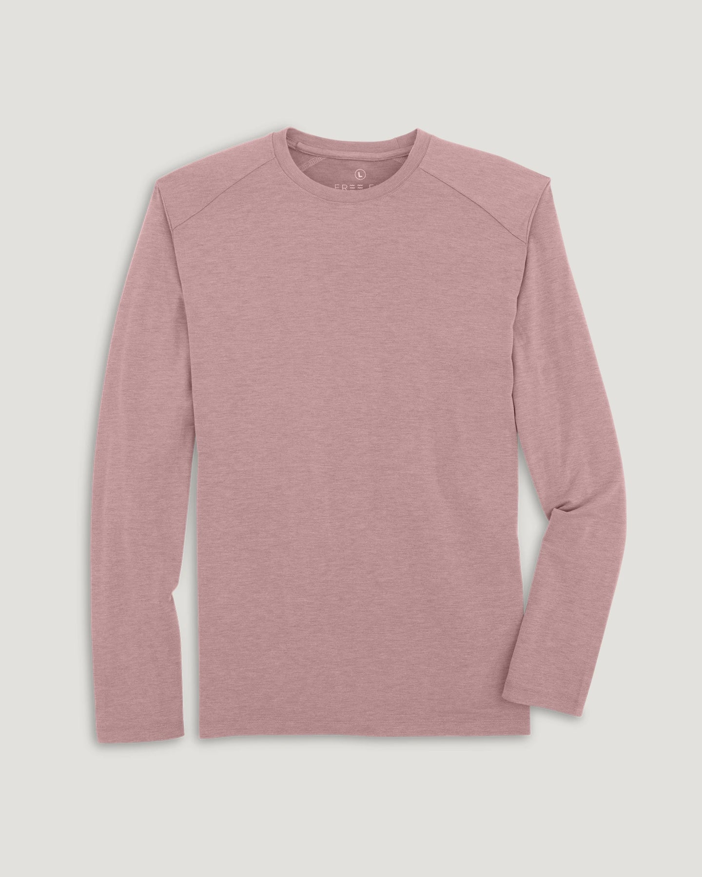 Men's Bamboo Shade Long Sleeve - Heather Adobe Red