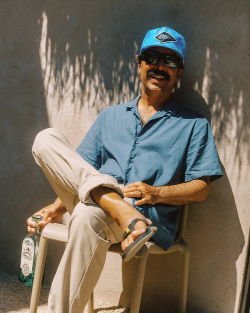 Men's Sullivan's Camp Shirt - Pacific Blue