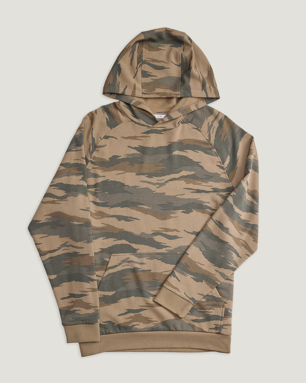 Men's Bamboo Lightweight Fleece Hoodie - Congaree Camo