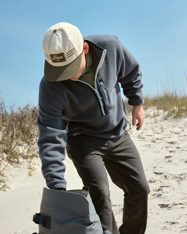 Men's Ashridge Fleece Half Zip - Storm Cloud