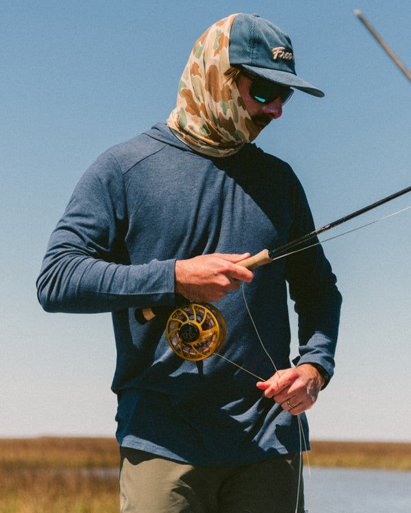 Men's Bamboo Shade Hoodie - Vintage Camo Black
