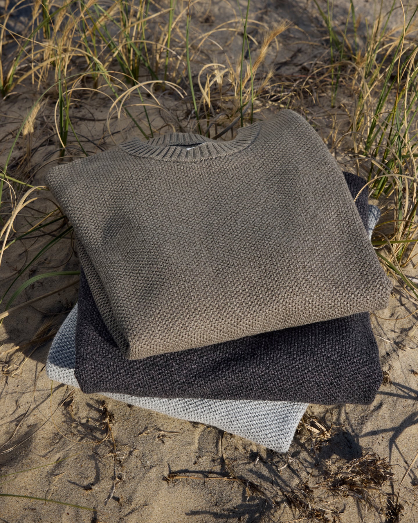 Men's Coastloom Crew Sweater - Heather Anthracite