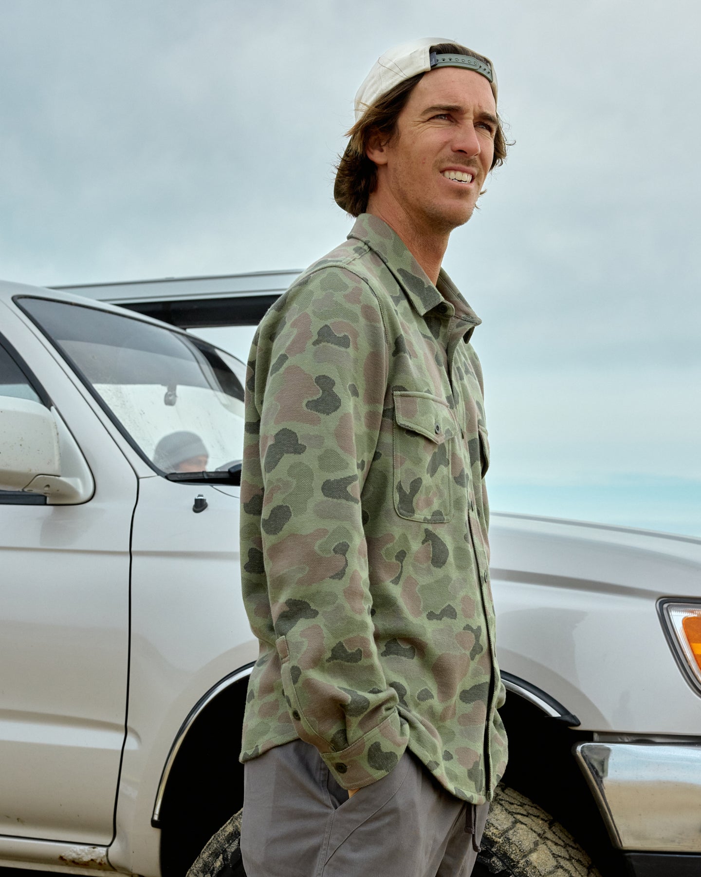 Men's Gallatin Overshirt - Vintage Camo Oil Green