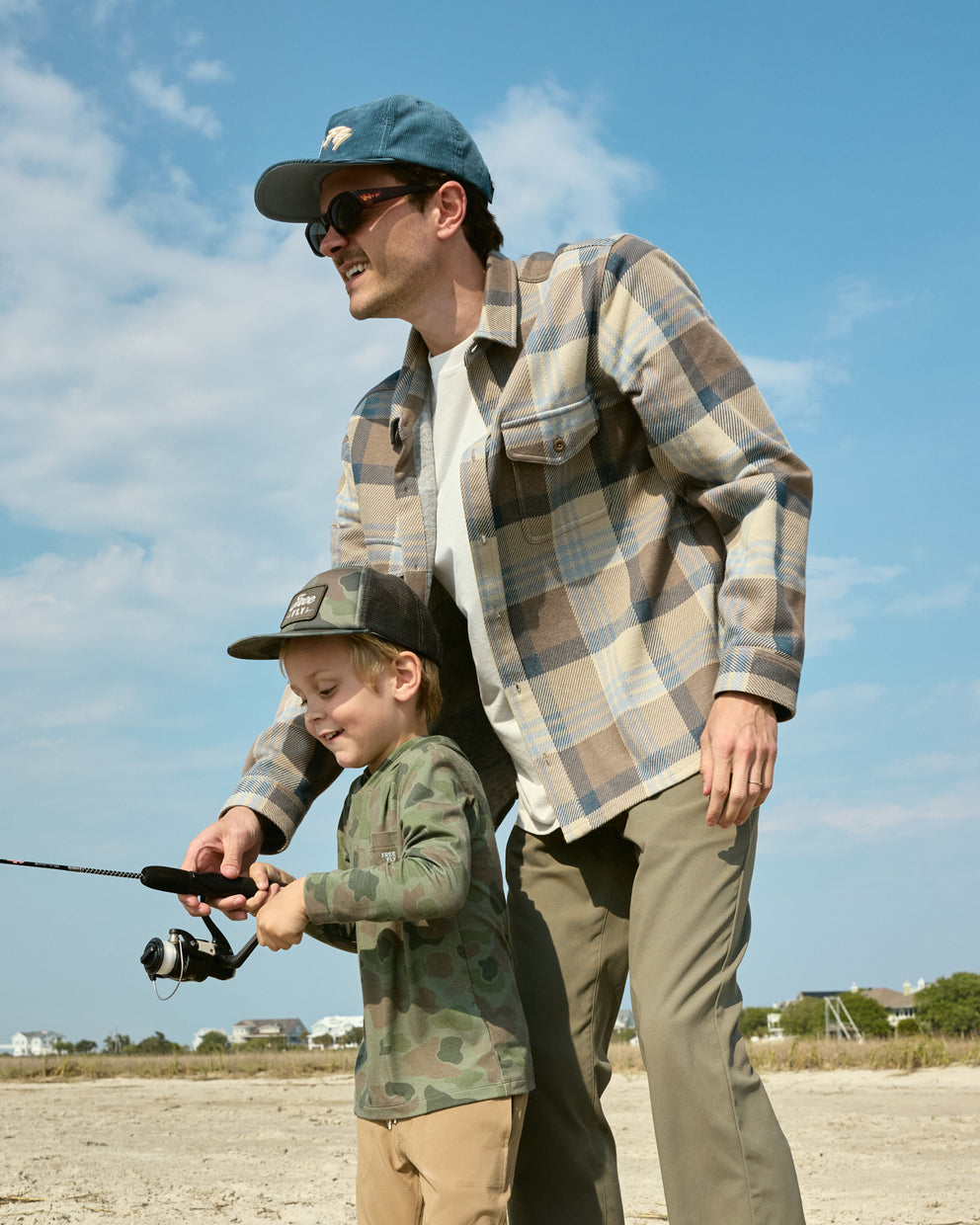 Men's Gallatin Overshirt - Vintage Camo Oil Green