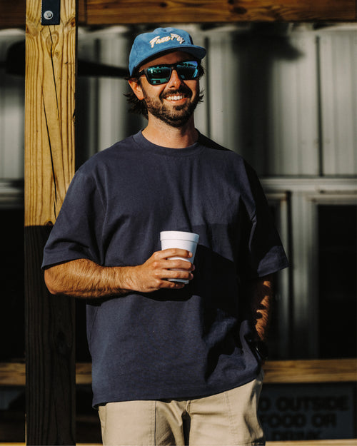 Nineties Corduroy Snapback Hat - Windward Blue