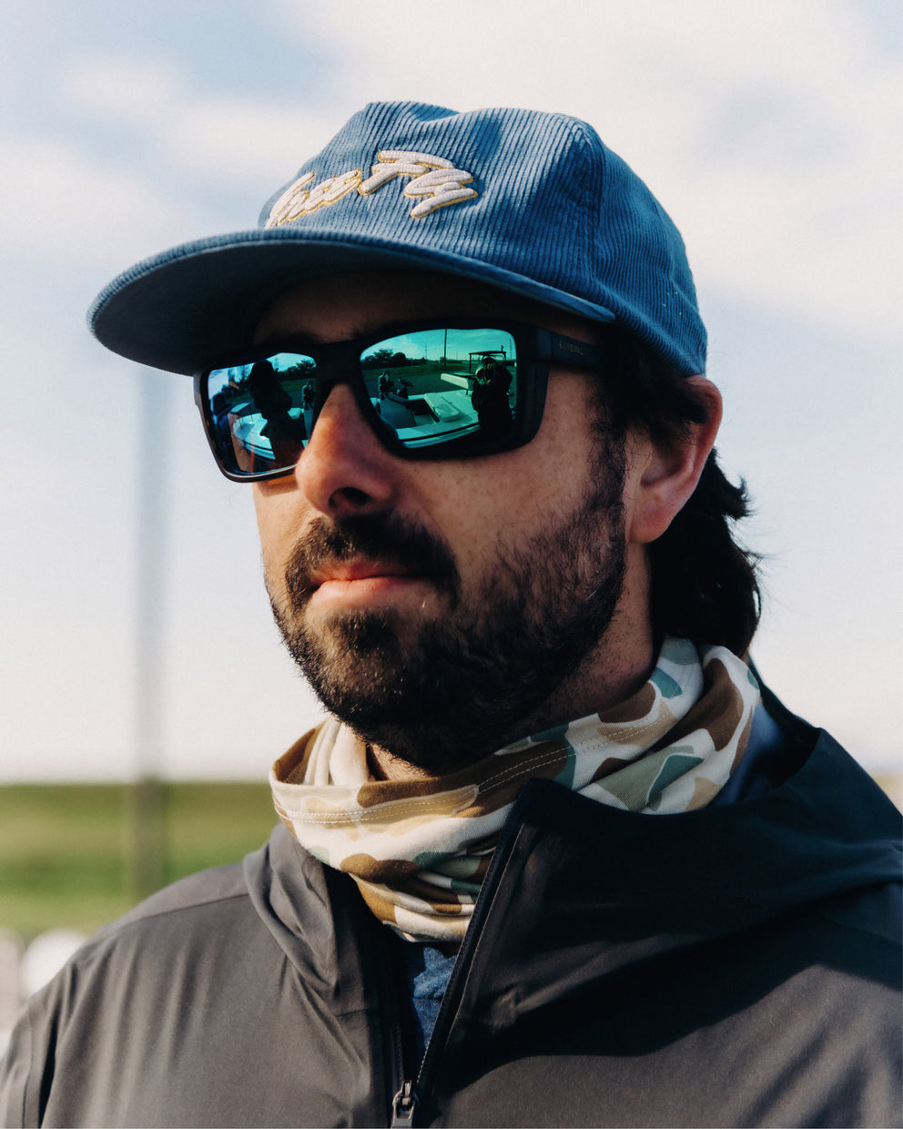 Nineties Corduroy Snapback Hat - Windward Blue