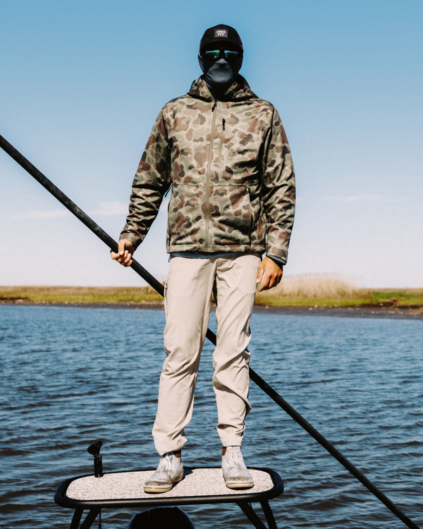 Men's Thermowind Jacket - Vintage Camo Oil Green