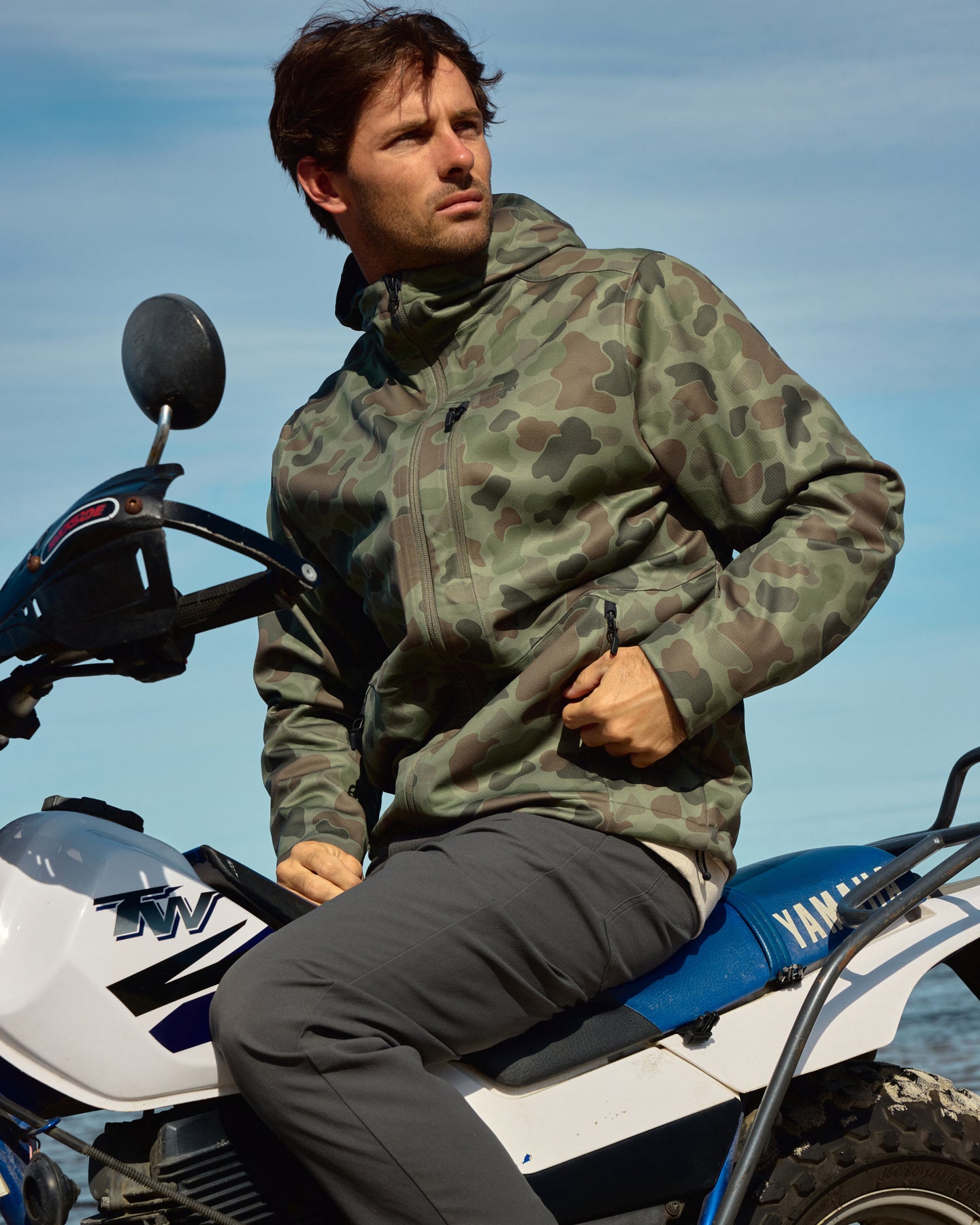 Men's Thermowind Jacket - Vintage Camo Oil Green