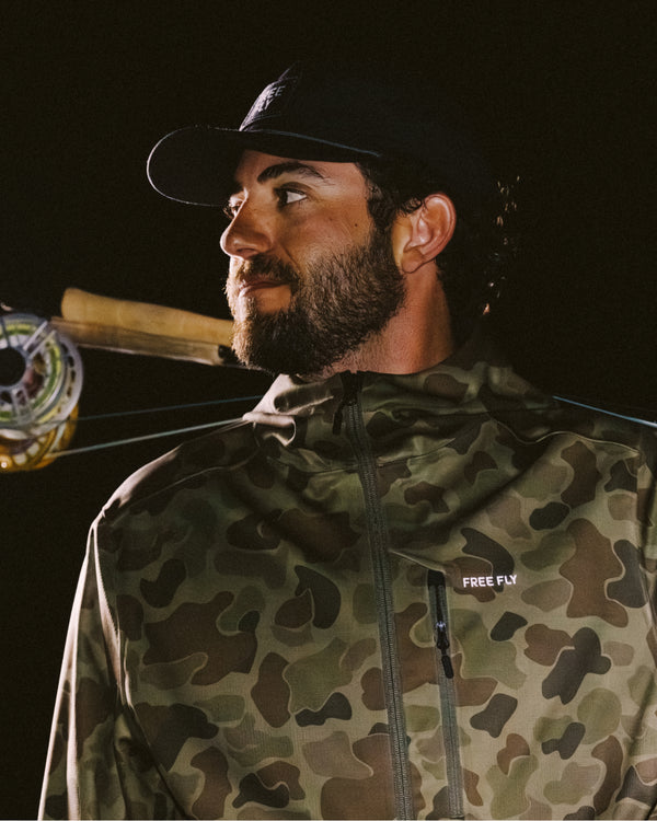Men's Thermowind Jacket - Vintage Camo Oil Green