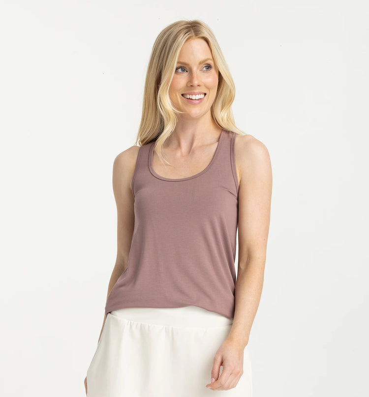 Women's Bamboo Motion Racerback Tank - Fig