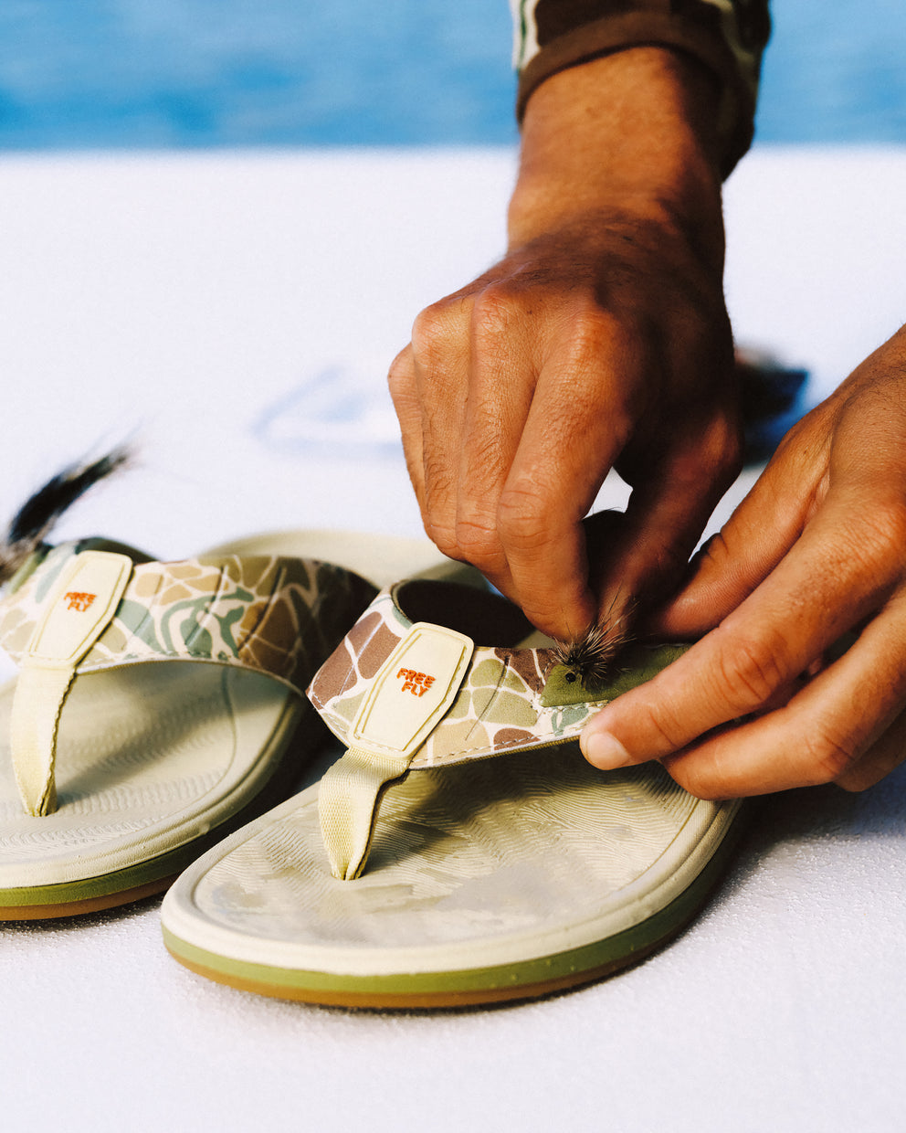 Free Fly x REEF Offshore Sandal - Floral Camo