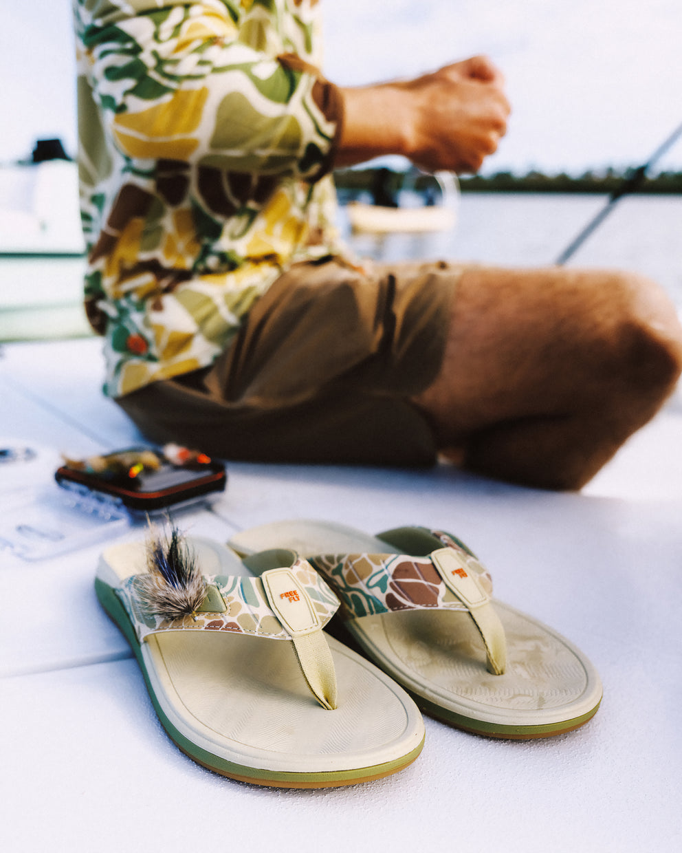 Free Fly x REEF Offshore Sandal - Floral Camo