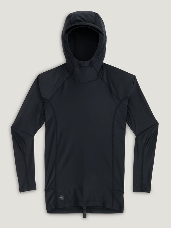 Men's Pinnacle Hooded Rash Guard - Black