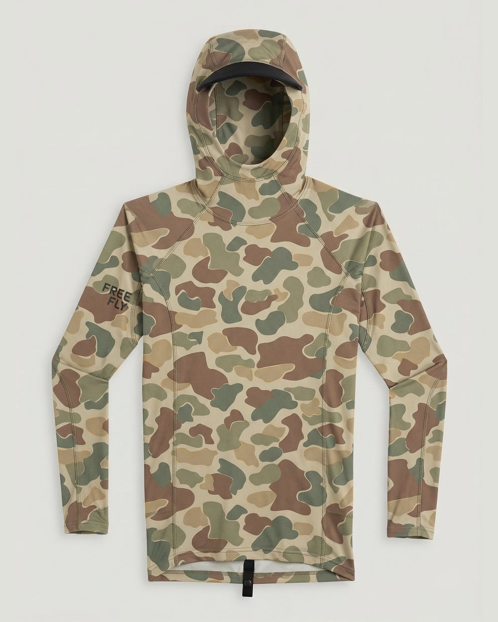 Men's Pinnacle Hooded Rash Guard - Vintage Camo