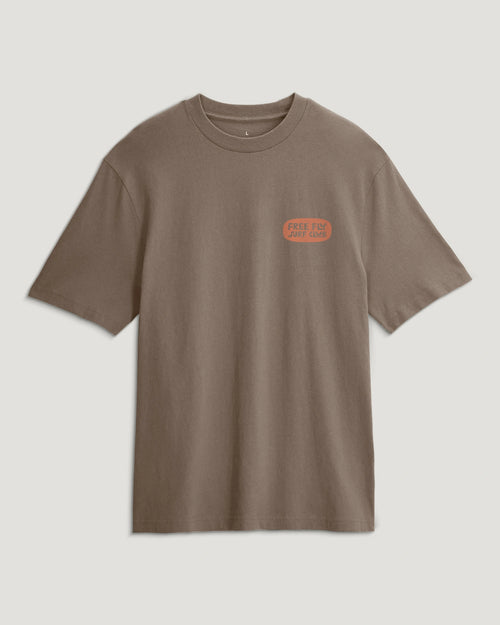Pūpūkea Relaxed Graphic Tee - Fossil