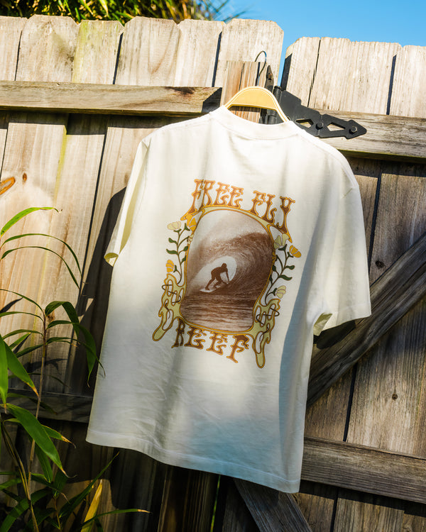 High-Stoke Relaxed Tee - Bone