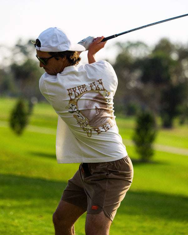 High-Stoke Relaxed Tee - Bone