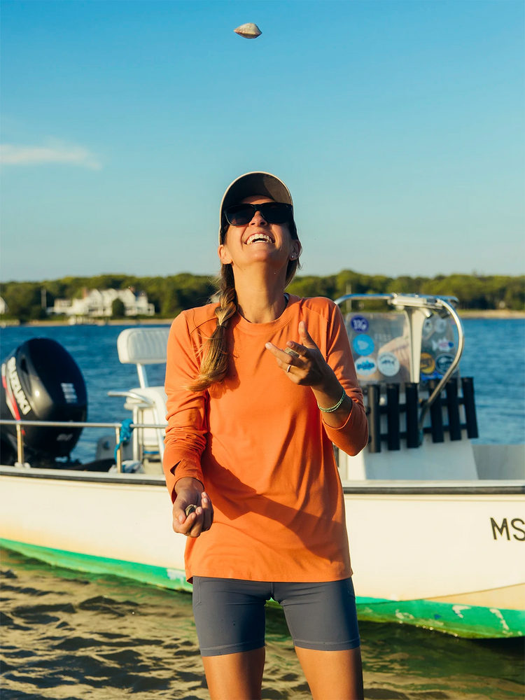 Women's Bamboo Shade Long Sleeve II - Sunstone