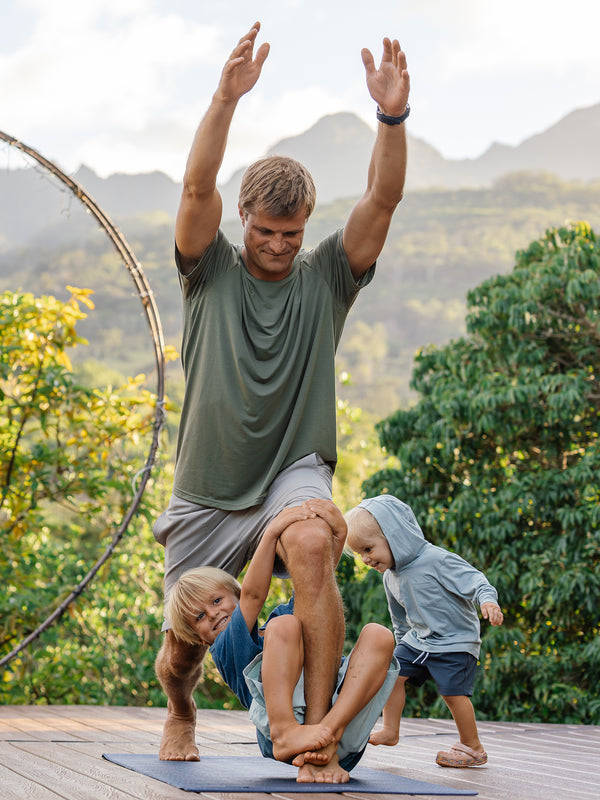 Men's Elevate Lightweight Tee - Heather Birch