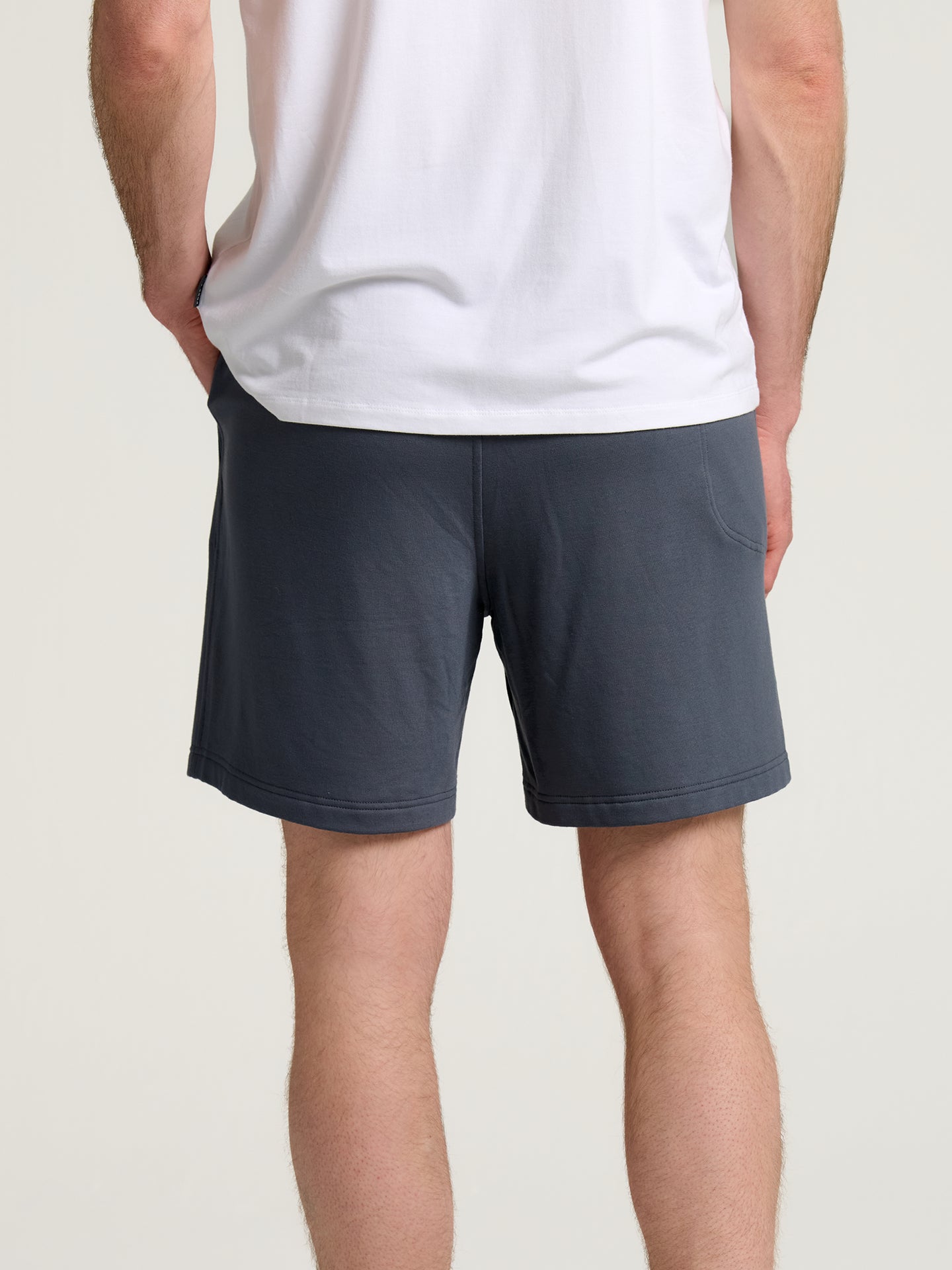 Men's Bamboo Lightweight Fleece Short - Storm Cloud