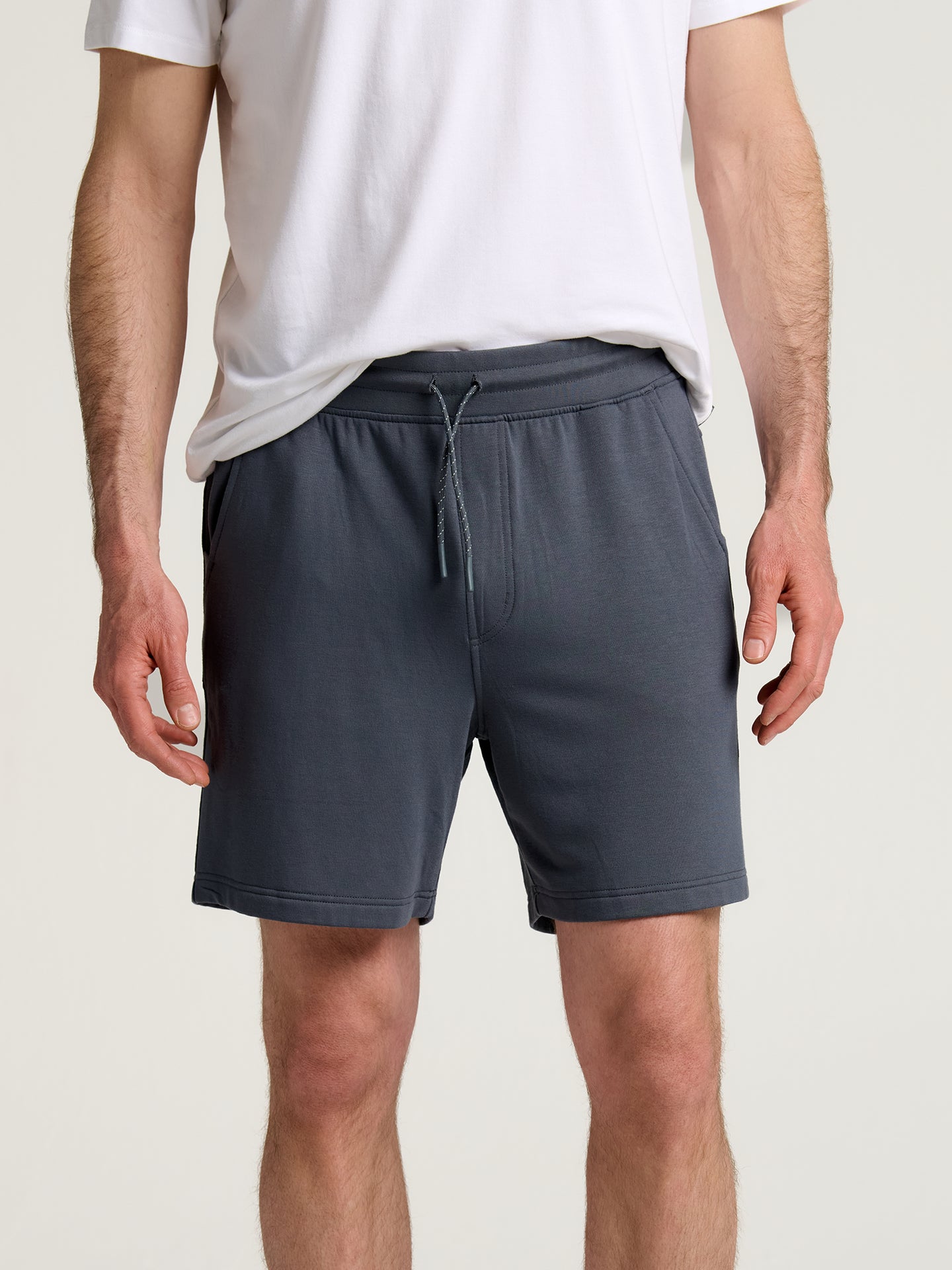 Men's Bamboo Lightweight Fleece Short - Storm Cloud
