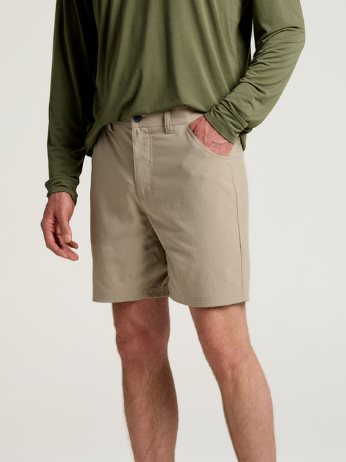 Men's Topogrid Short - Vintage Khaki