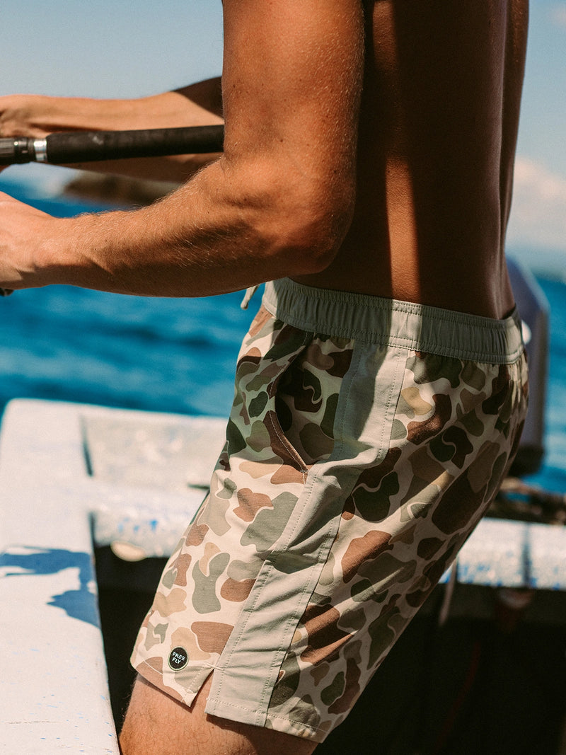 Men's Palmera Trunk – 16" - Drifter Print Fatigue