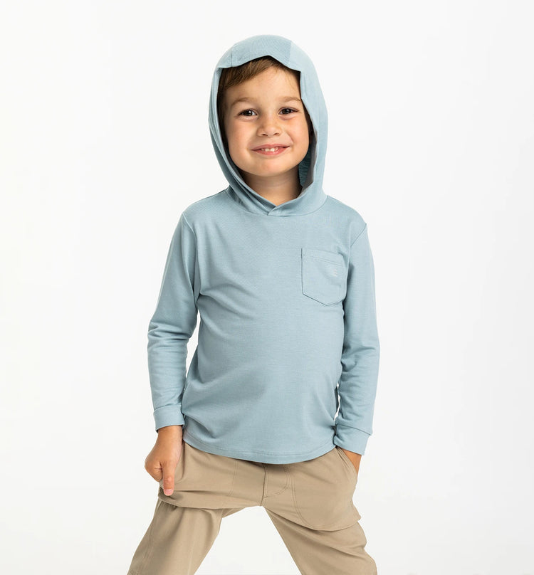 Toddler Bamboo Shade Hoodie - Ocean Mist