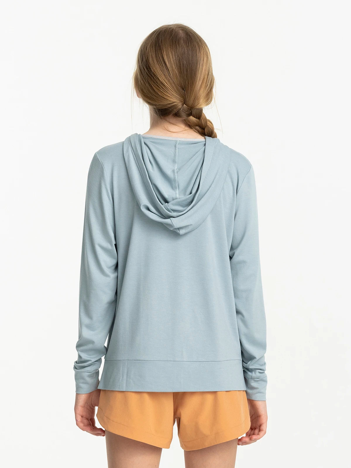 Girls' Bamboo Shade Hoodie - Ocean Mist