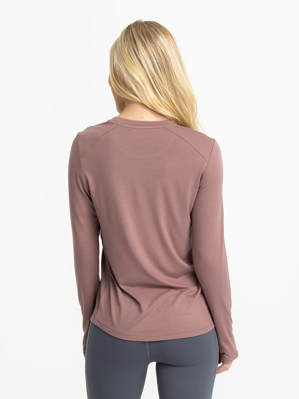 Women's Bamboo Shade Long Sleeve II - Fig