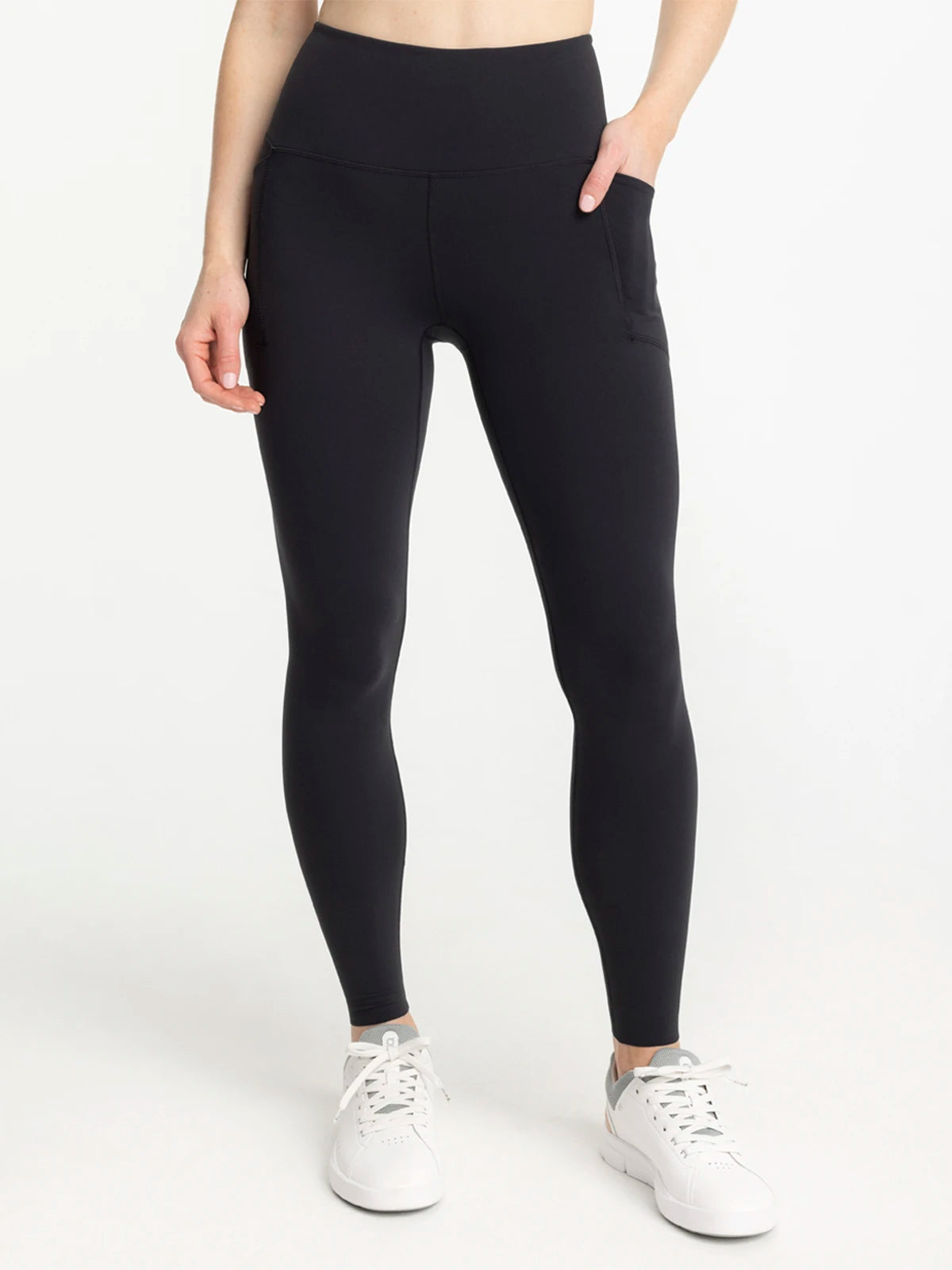 Free Fly Women s All Day 7 8 Pocket Legging Black Small