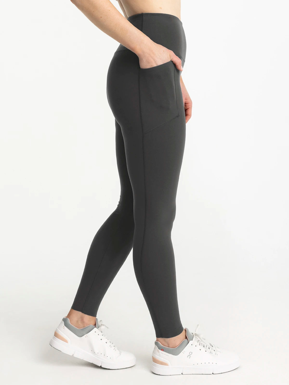 Women's All Day Pocket Legging - Black Sand