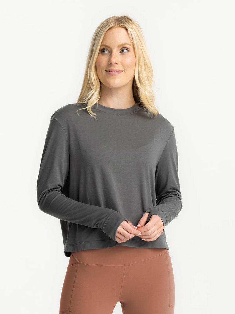 Women's Elevate Long Sleeve - Smoke