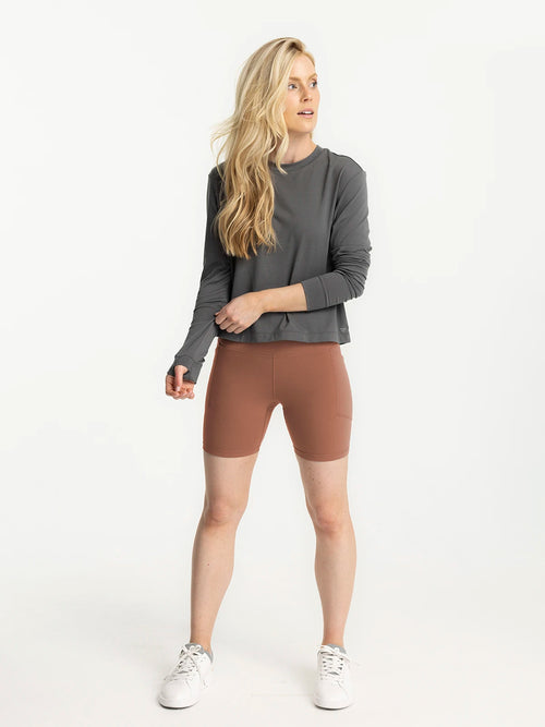 Women's Elevate Long Sleeve - Smoke