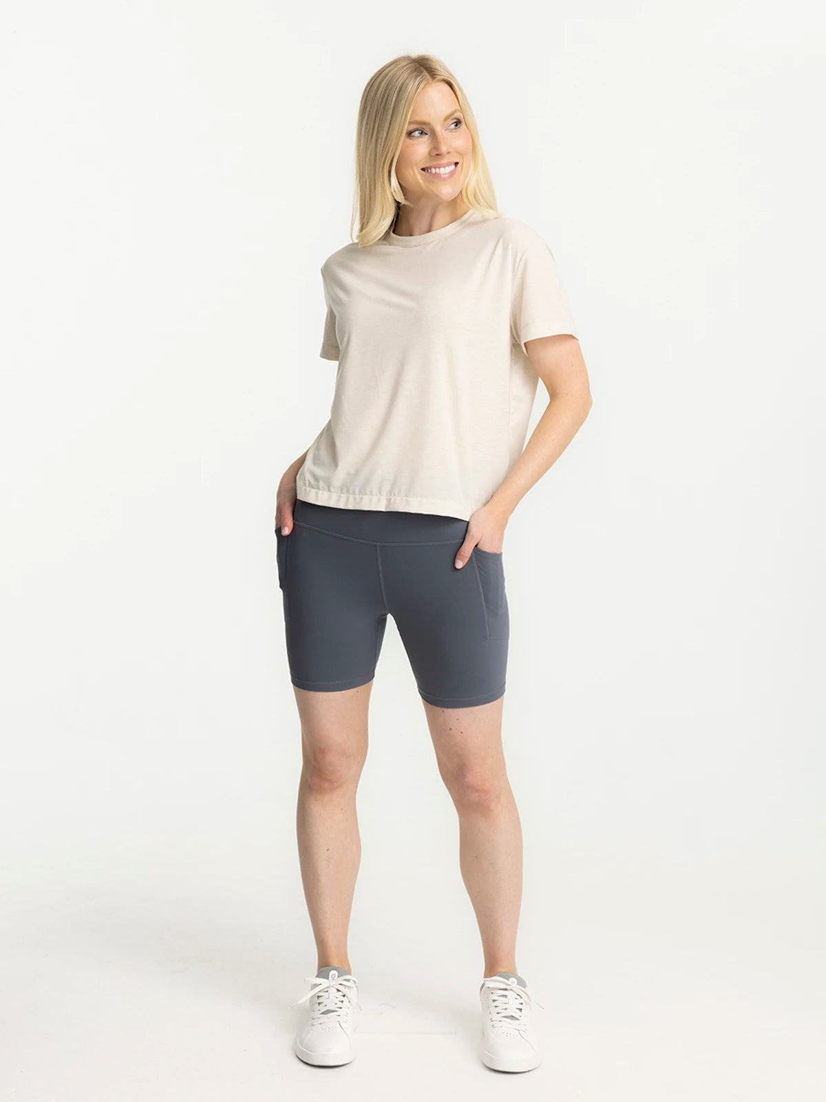 Women's All Day 6" Pocket Short - Storm Cloud