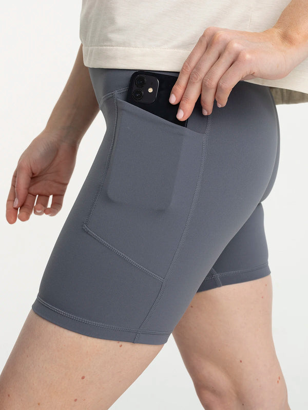Women's All Day 6" Pocket Short - Storm Cloud