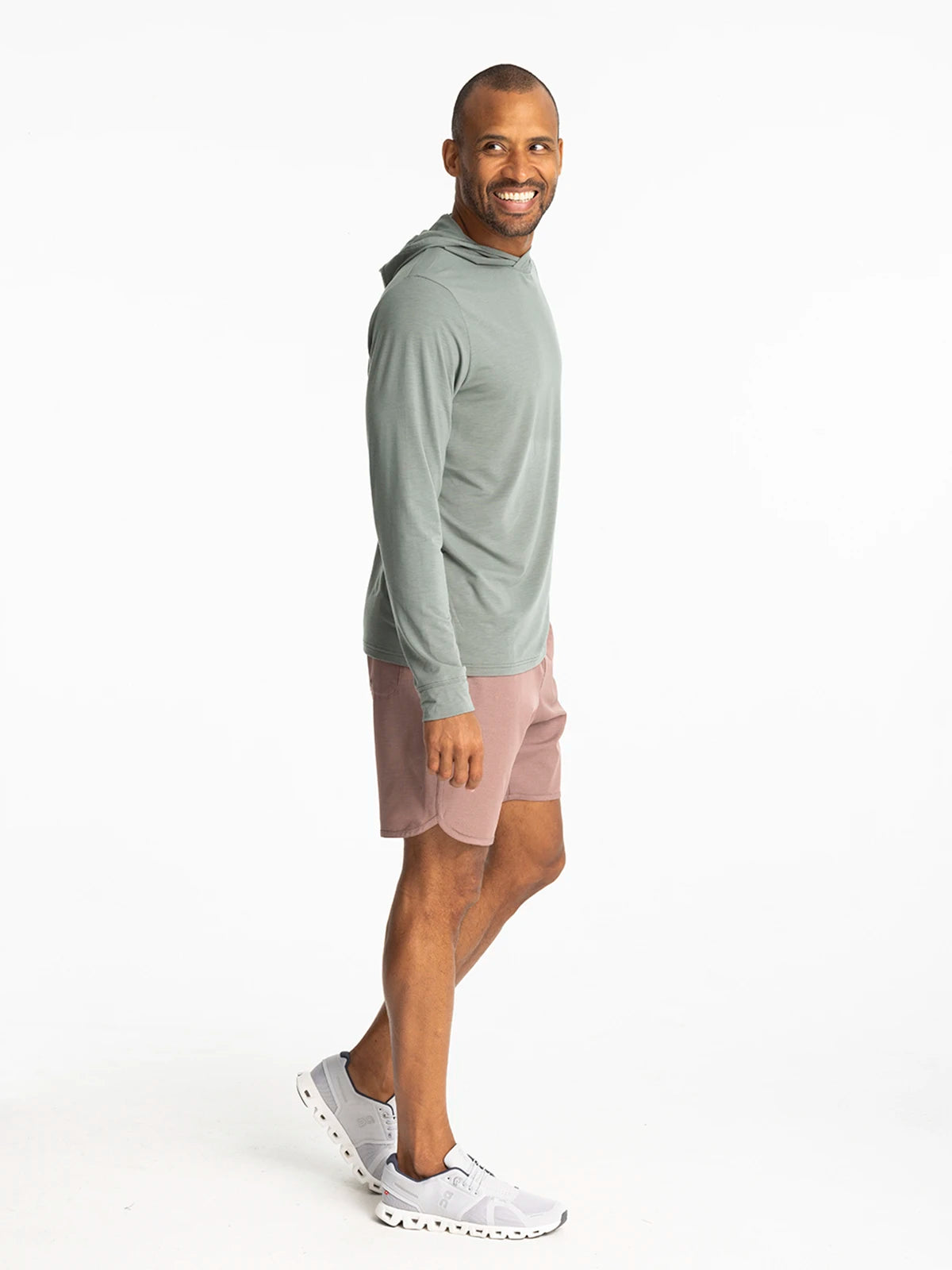 Men's Elevate Lightweight Hoodie - Agave Green