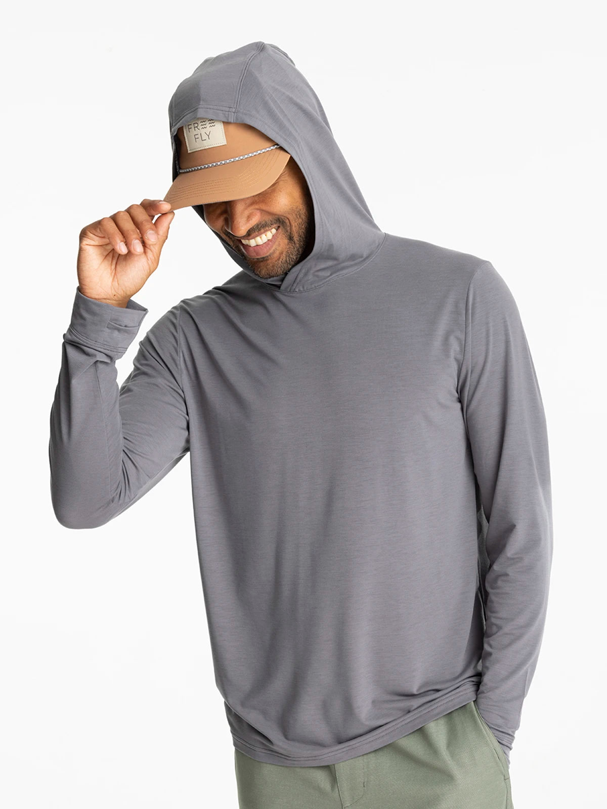 Men's Elevate Lightweight Hoodie - Smoke